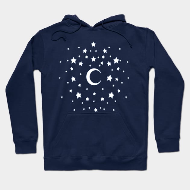 Moon and Stars Hoodie by KeiIvory
